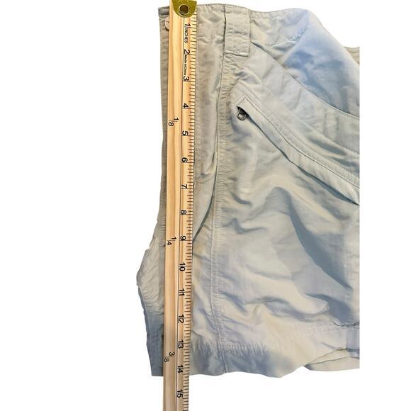 Royal Robbins Women’s Khaki Outdoor Shorts Size 12 Gorpcore Hiking Camping - Picture 7 of 10